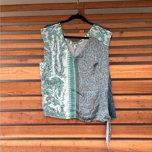 TINY Elegant Patchwork Sleeveless Top